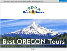 Tablet Screenshot of bestoregontours.com